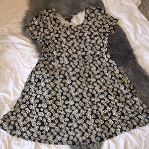 Plus Size Forever 21 90s Floral Skater Dress